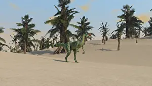 Sinemurian: Dilophosaurus in a tropical environment