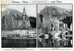 Dinant: Dinant, Belgium, Then and Now, WW1