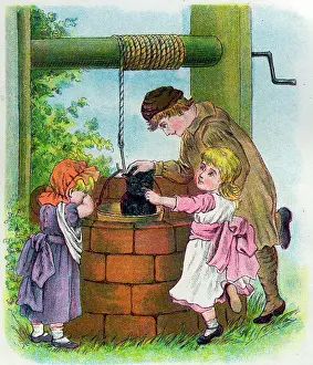 Verse: Ding Dong Bell, pussy's in the well