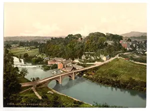 Dinham: Dinham Bridge and Ludlow, England