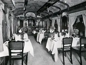 Oct19: Dining car of the Cote D'Azur Express