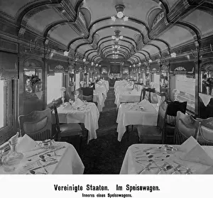 Compartment: A dining car in the United States, 1903