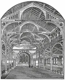 Mitcham: Dining Hall, Holborn Union Workhouse, Mitcham, Surrey