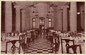 Rangoon: Dining Hall, Strand Hotel, Rangoon, Burma
