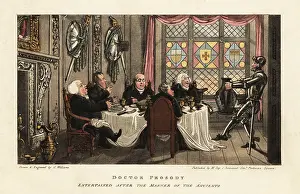 Parisiennes: Dining in a medieval baronial room