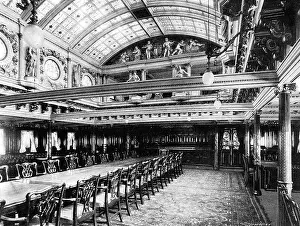Ophir: The Dining Room aboard SS Ophir, March 1901