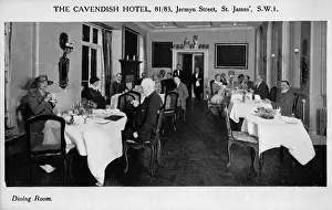 Jermyn: The dining room of the Cavendish Hotel
