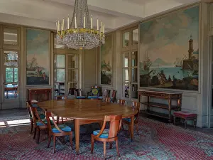 Hectare: Dining room, Chateau de la Chaize, Odenas, Rhone, France