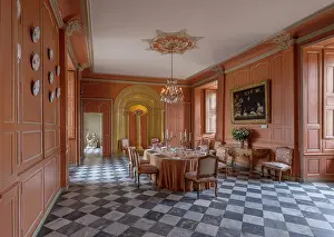 Villandry: Dining room, Chateau de Villandry, Loire Valley, France