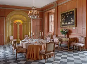 Villandry: Dining room, Chateau de Villandry, Loire Valley, France