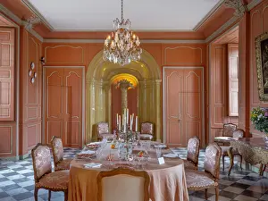 Villandry: Dining room, Chateau de Villandry, Loire Valley, France