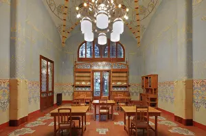 Prat: Dining room, Institut Pere Mata, Reus, Catalonia, Spain