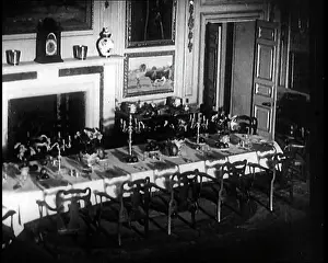 Dollhouse: The Dining Room of the Queen's Dollhouse With