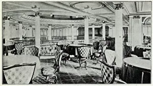 Torpedoed: Dining saloon of the Lusitania