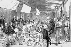 Indicative: The Dining Saloon, SS Sumatra, 1875