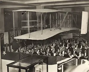 Suggestion: Dinner held by the RAeS under the original 1903 Wright Flyer