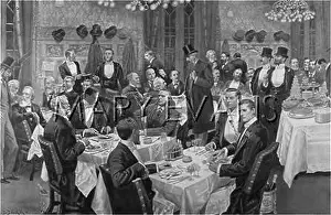 Formality: Dinner hour at the House of Commons, London