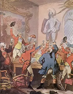 Rowlandson: Dinner After Hunt
