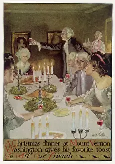 Proposes: DINNER AT MT VERNON