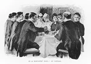 Presides: DINNER, SERVANTS HALL
