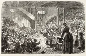 1869: Dinner Time at the Clare-Market Ragged School 1869