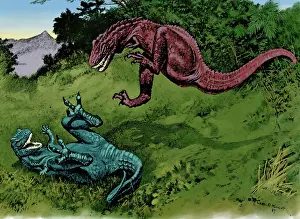 Extinction: Dinosaurs Fighting