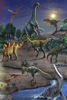 Pterosaur: Dinosaurs in a prehistoric environment