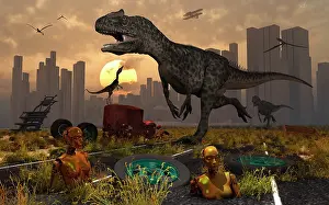 Howling: Dinosaurs run wild and robotic androids melt into the ?