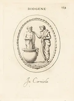 Corniola: Diogene. In corniola