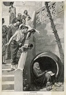 Athenians: DIOGENES IN HIS BARREL