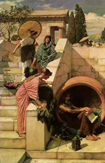 Waterhouse: Diogenes, by J W Waterhouse