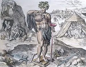 Bestowing: Dionysius or Bacchus, god of wine