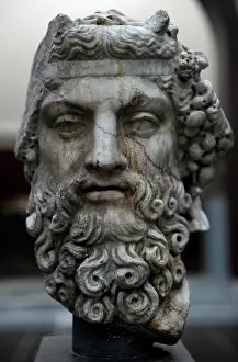 Dionysos: Dionysus. Bust. 2nd century AD. Marble