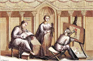Commissions: Dioscorides receives a mandrake root from Euresis