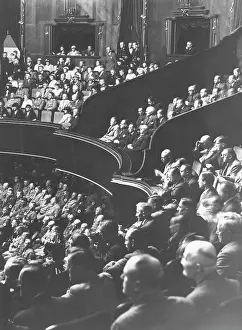 Ambassadors: Diplomats box at a Reichstag session in the Kroll Opera