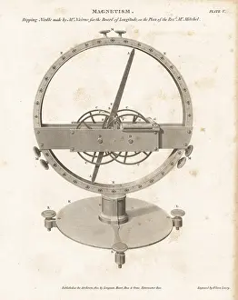 Longitude: Dipping needle compass made by Edward Nairne, 1772