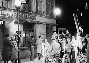 Props: Director Georg Wilhelm Pabst during the shooting