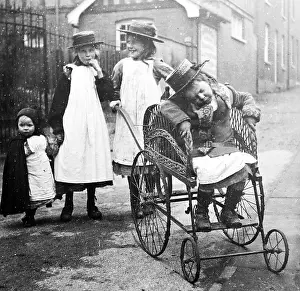 Disabilities: Disabled child in a wheelchair