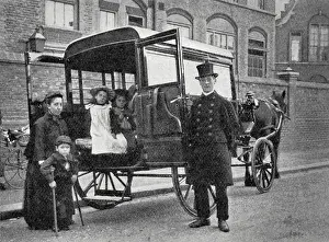 Ambulance: Disabled Children in London Going to School by Ambulance