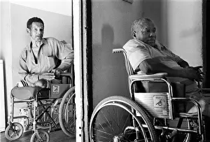 Disadvantaged: Disabled men at the John Dunn home for the disabled