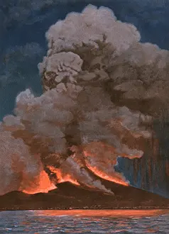Campana: disasters, volcanos, Mount Vesuvius, erruption
