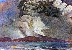Campana: disasters, volcanos, Mount Vesuvius, erruption