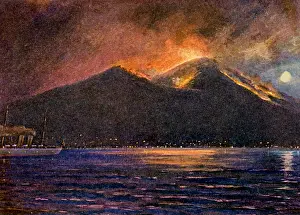 Campana: disasters, volcanos, Mount Vesuvius, erruption