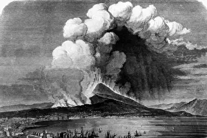 Volcanos: disasters, volcanos, Mount Vesuvius, eruption
