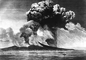 Volcanos: disasters, volcanos, Mount Vesuvius, eruption