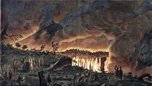 Eruptions: disasters, vulcano eruptions, Vesuv eruption
