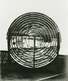 C1851: Disc of flint glass for a lighthouse