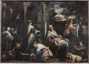 Pamplona: Disciples of Emmaus. 16th c. Work by Francesco