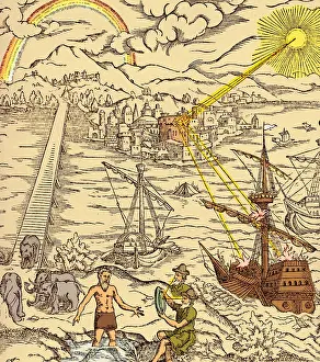 Parabolic: Discoveries in Optics, Archimedes Heat Ray