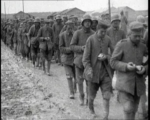 British Pathé Ltd: Dishevelled Looking German Prisoners Of War